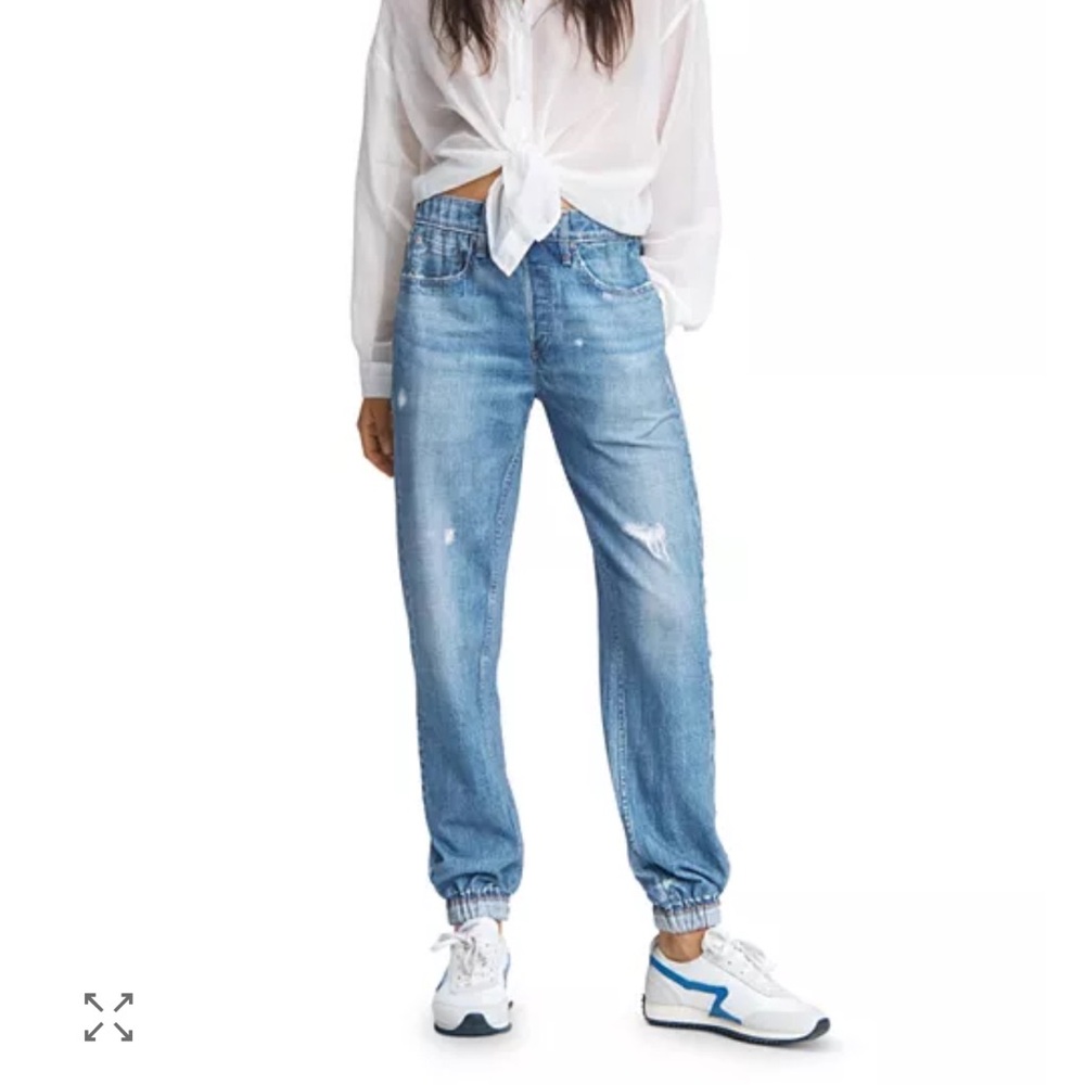 Rag & Bone Miramar Cotton Denim High Rise Ankle Jogger Pants